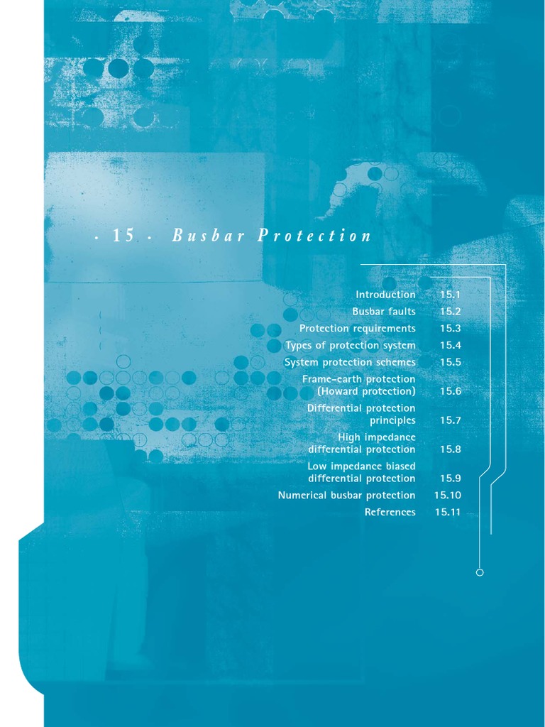 Busbar Protection | PDF | Relay | Electrical Substation