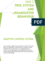 Control System AND Organization Behaviour: by Akshay