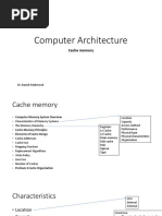 Cache Memory