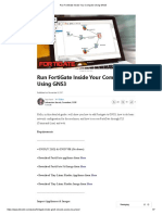 Guide - Run FortiGate Inside Your Computer Using GNS3 