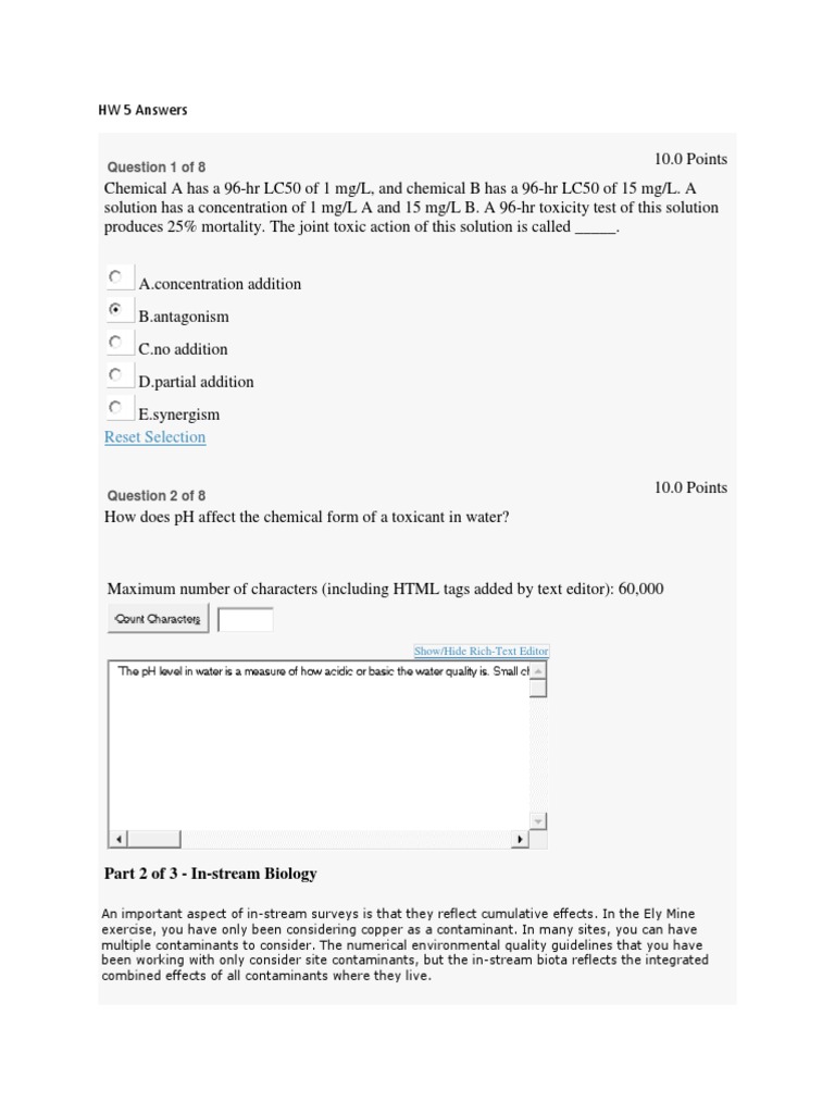 Docx | PDF | Water Quality | Experiment
