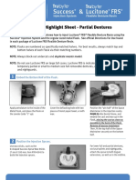 Success Lucitone FRS &: Technique Highlight Sheet - Partial Dentures