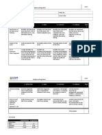 A131 Critical Analysis Rubric SBM 240913