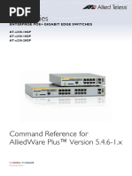 X230 Series: Command Reference For Alliedware Plus™ Version 5.4.6-1.X