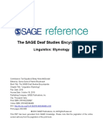 The Sage Deaf Studies Encyclopedia I3005