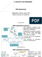 Bm101: Biology For Engineers: Instructor: Yashveer Singh, PHD