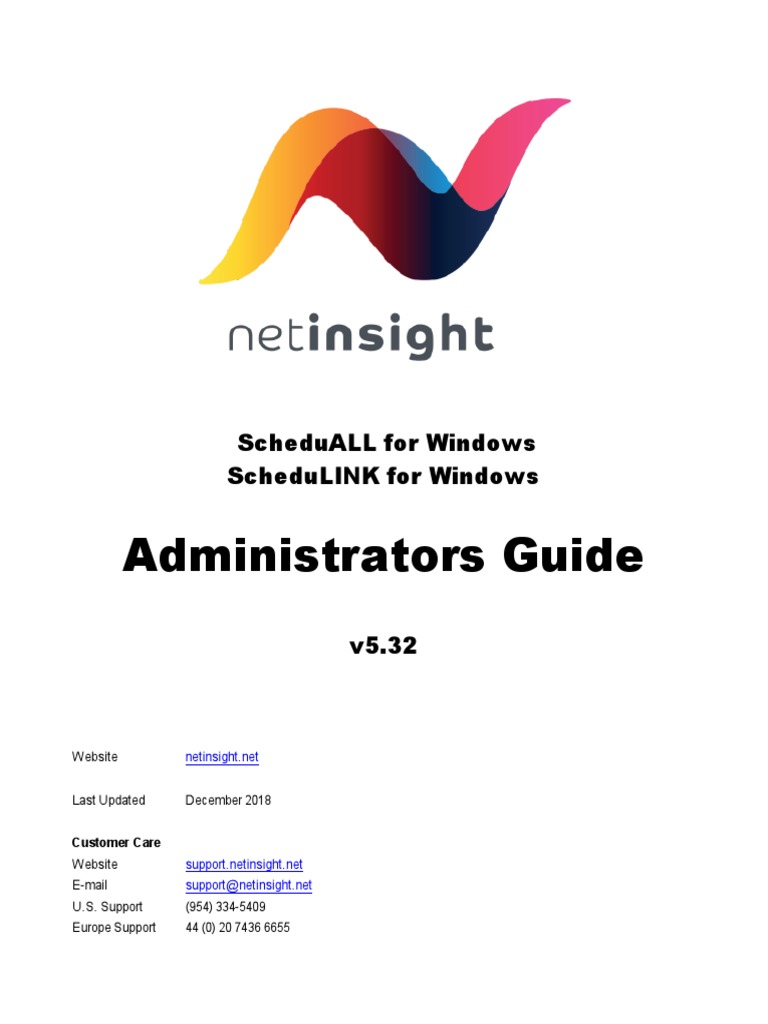530 ScheduALL AdministratorsGuide | PDF | Information Sensitivity ...