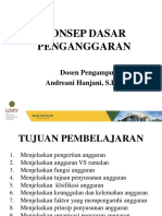 Konsep Dasar Penganggaran