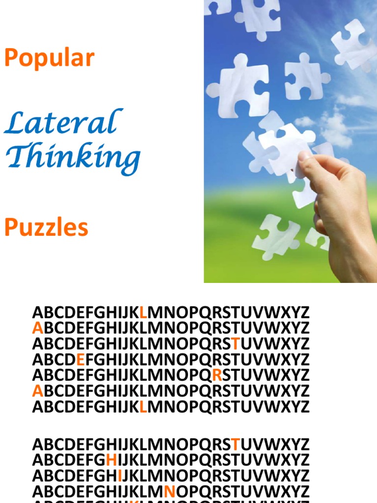 Popular: Lateral Thinking | PDF