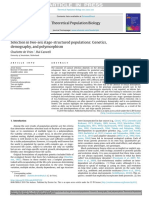 Selection in Two Sex Stage Structured Populations Ge 2019 Theoretical Popul