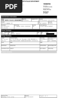 Aaron Dean Arrest Report Redacted