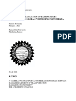 Automated Calculation of Passing Sight Distance Using Global Positioning System Data