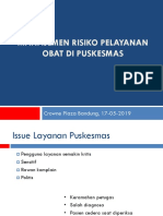 Manajemen Risiko Layanan Obat