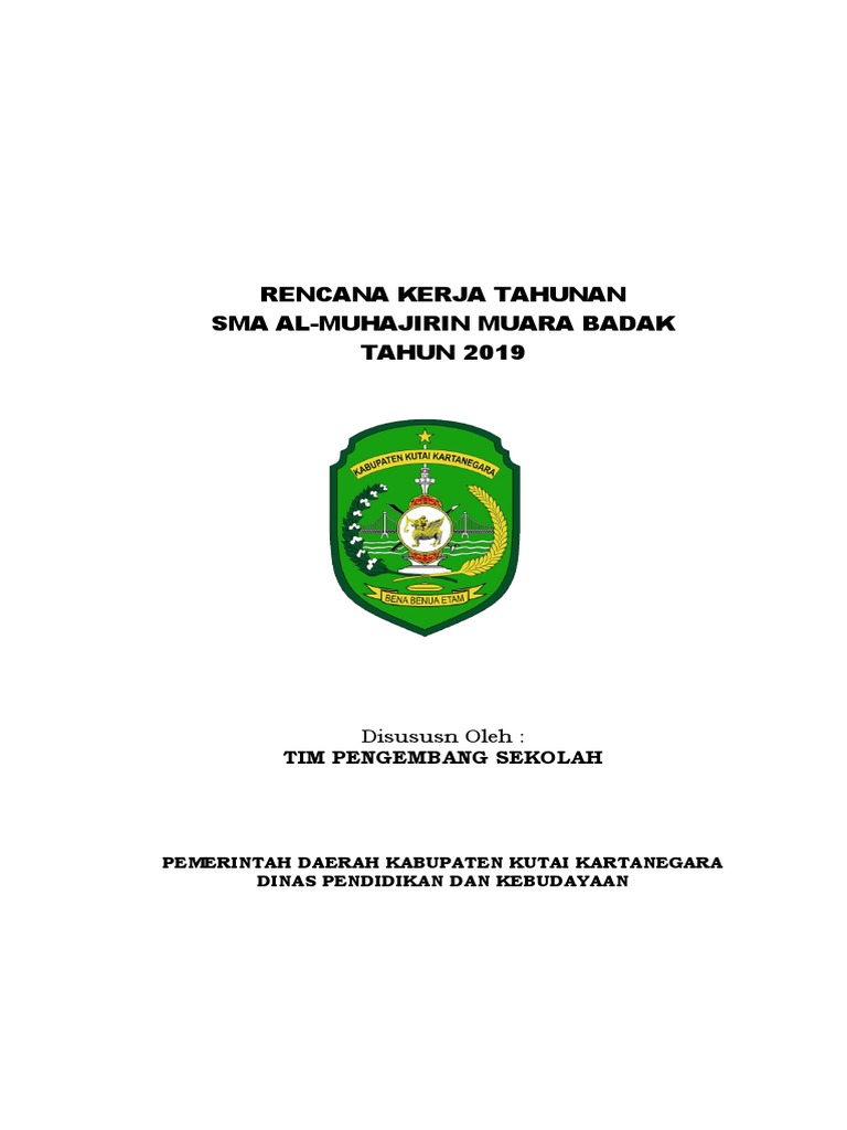 RKT SMA AL-MUHAJIRIN Muara Badak | PDF
