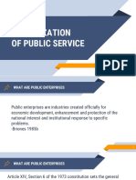 Privatization of Public Service