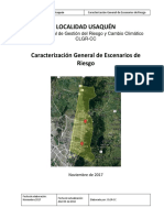 Caracterización General de Escenarios de Riesgo en Usaquén (Bogotá