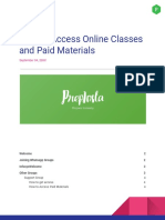 How to Access Paid Materials and Online Classes Infosys