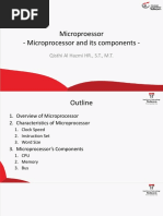 Microproessor - Microprocessor and Its Components - : Qisthi Al Hazmi HR., S.T., M.T