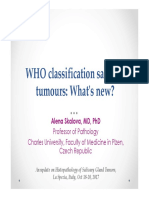 3.who Classification Salivary Gland Tumours - What's New PDF