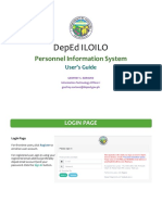 Personnel Information System - Users Manual PDF