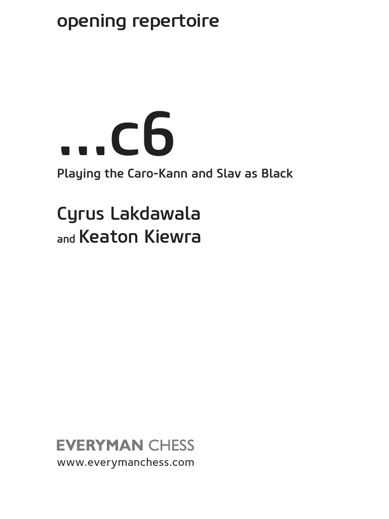 Opening Repertoire: The Caro-Kann by Jovanka Houska – Everyman Chess