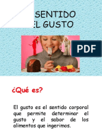 Sentido Del Gusto