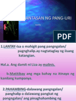 Kaantasan NG Pang-Uri