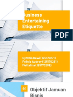 Business Entertaining Etiquette