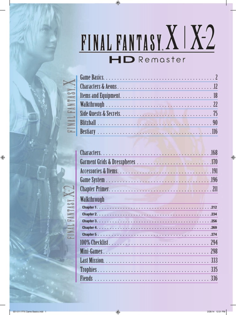 Final Fantasy X X2 Hd Remaster Leisure