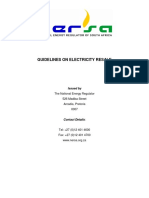 Guidelines on Electricity Resale