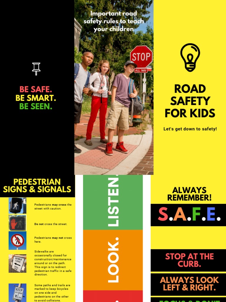 Essential Road Safety Rules for Kids | PDF