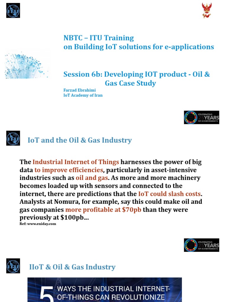 Developing IOT Product - Oil Gas Case Study | PDF | Internet Of Things ...