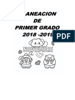 Planeaciòn Grado Primero 2.018