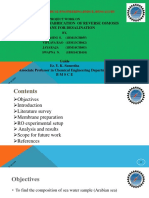 Development and Fabrication of Reverse Osmosis Membrane For Desalination