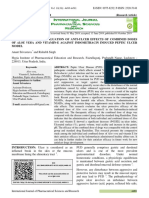 Pharmacological Evaluation of Anti-Ulcer Effects of Combined Doses of Aloe Vera and Vitamin-E Against Indomethacin Induced Peptic Ulcer Model PDF