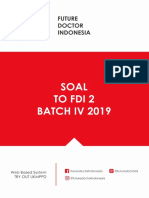 (Fdi) Soal To Fdi 2 Batch IV 2019