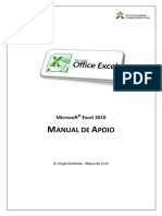 Excel 2010 Manual de Apoio PDF