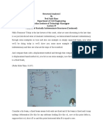 Lecture 37 - Analysis of Statically Indeterminate Structures (Contd.) PDF