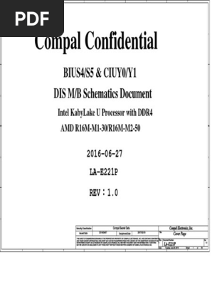 Lenovo Yoga 510 14ikb Compal Bius4s5 Ciuy0y1 La E221p Rev 1 0 Shema Pdf Usb Electronic Engineering