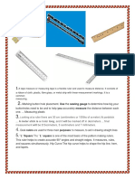 1 A Tape Measure or Measuring Tape Is A Flexible Ruler and Used To Measure Distance