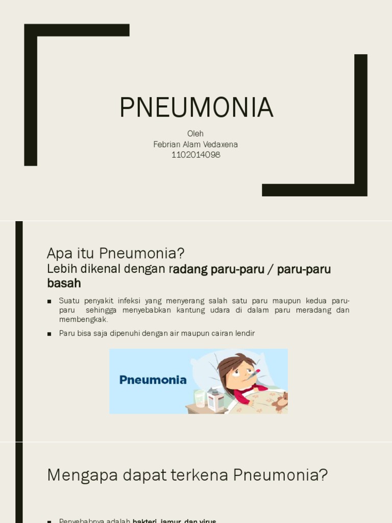 Gejala dan Pencegahan Pneumonia Anak | PDF