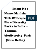 Synopsis of Biodiversity Project