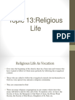 Topic 13 Religious