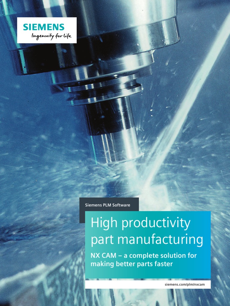 Siemens PLM NX CAM High Productivity Part Manufacturing PDF | Download ...