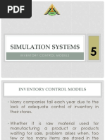 Inventory Control Models 5