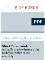 Uses of Funds