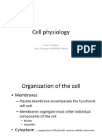 Cell Physiology: Sonar S Panigoro Dept. of Surgery FKUI/RSCM Jakarta