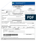 Income Tax Payment Challan: PSID #: 35235957