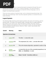 List of Logic Symbols | PDF | If And Only If | First Order Logic