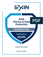 Sample Exam - Privacy & Data Protection Foundation